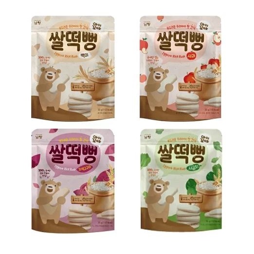 韓國 南陽 林貝兒 寶寶大米餅 30g (買2送1)