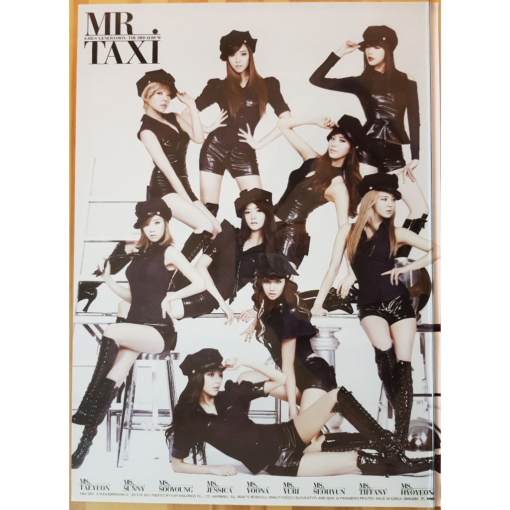《二手》少女時代 SMTOWN SPAO 日韓專輯海報 代言海報 官方海報 演唱會海報