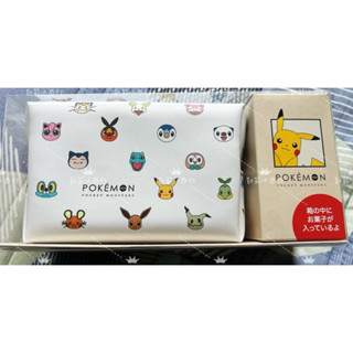 👾現貨👹日本 Pokemon 寶可夢 皮卡丘 噴火龍 卡比獸 夢幻 雷精 鉛筆盒 化妝包 隨身包