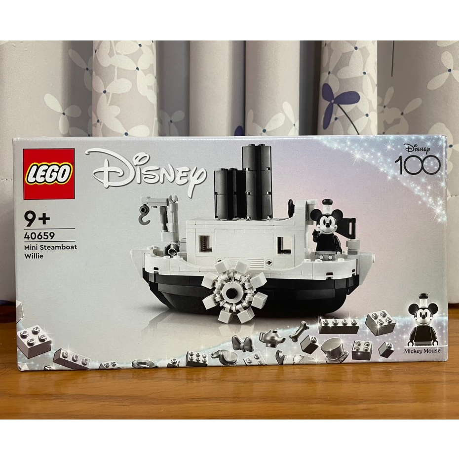 【椅比呀呀|高雄屏東】LEGO 樂高 40659 迷你蒸汽船威利號 Mini Steamboat Willie 迪士尼