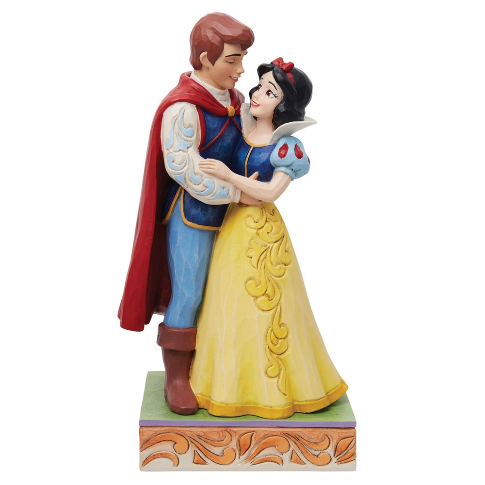 Enesco精品雕塑 Disney 迪士尼 白雪公主 白雪公主和王子擁抱居家擺飾 EN36652