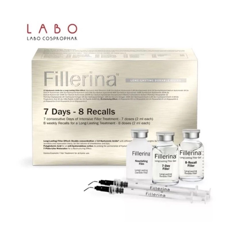 全新免運 義大利 Fillerina®新型專利撫紋奇蹟特效升級組 無針玻尿酸
