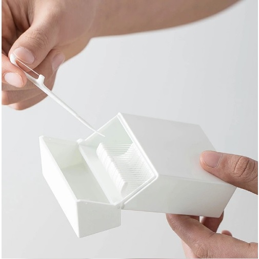 日本 霜山 攜帶式 攜帶型 小物 棉花棒 眼藥水 藥物 收納盒 配件盒