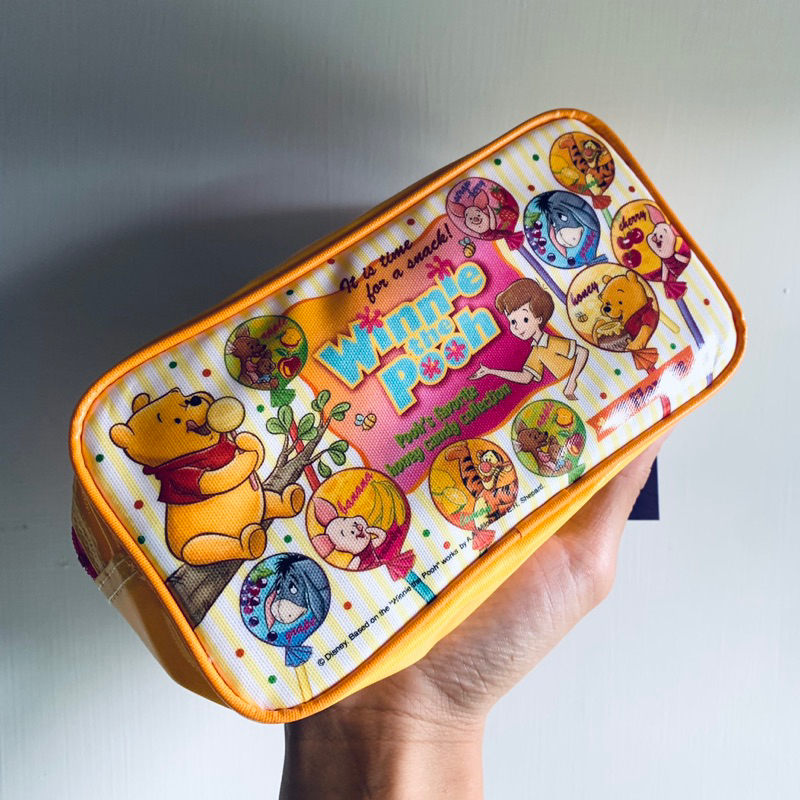 Disney 迪士尼 Winnie the Pooh 小熊維尼 跳跳虎 屹耳 筆袋 鉛筆盒 化妝包 日本購回 日本製