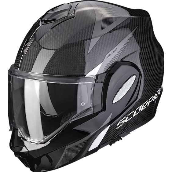 【威盛重車人身部品】 SCORPION EXO-TECH Carbon 蠍子帽 碳纖維 全罩 安全帽 黑白