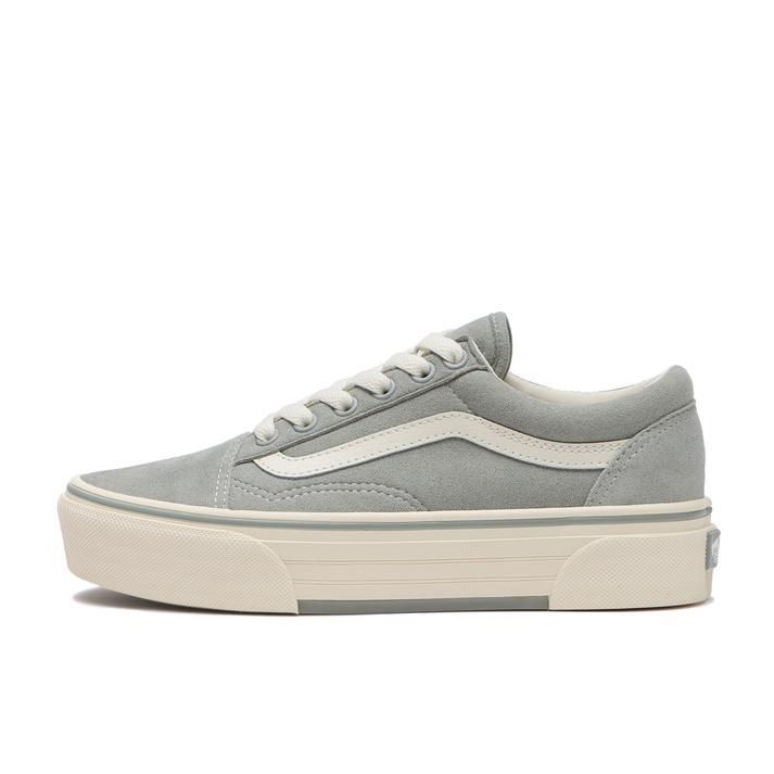 【LittleSeoul】日本代購 Vans OLD SKOOL CHKY 灰白 灰 厚底 增高 加厚 帆布鞋