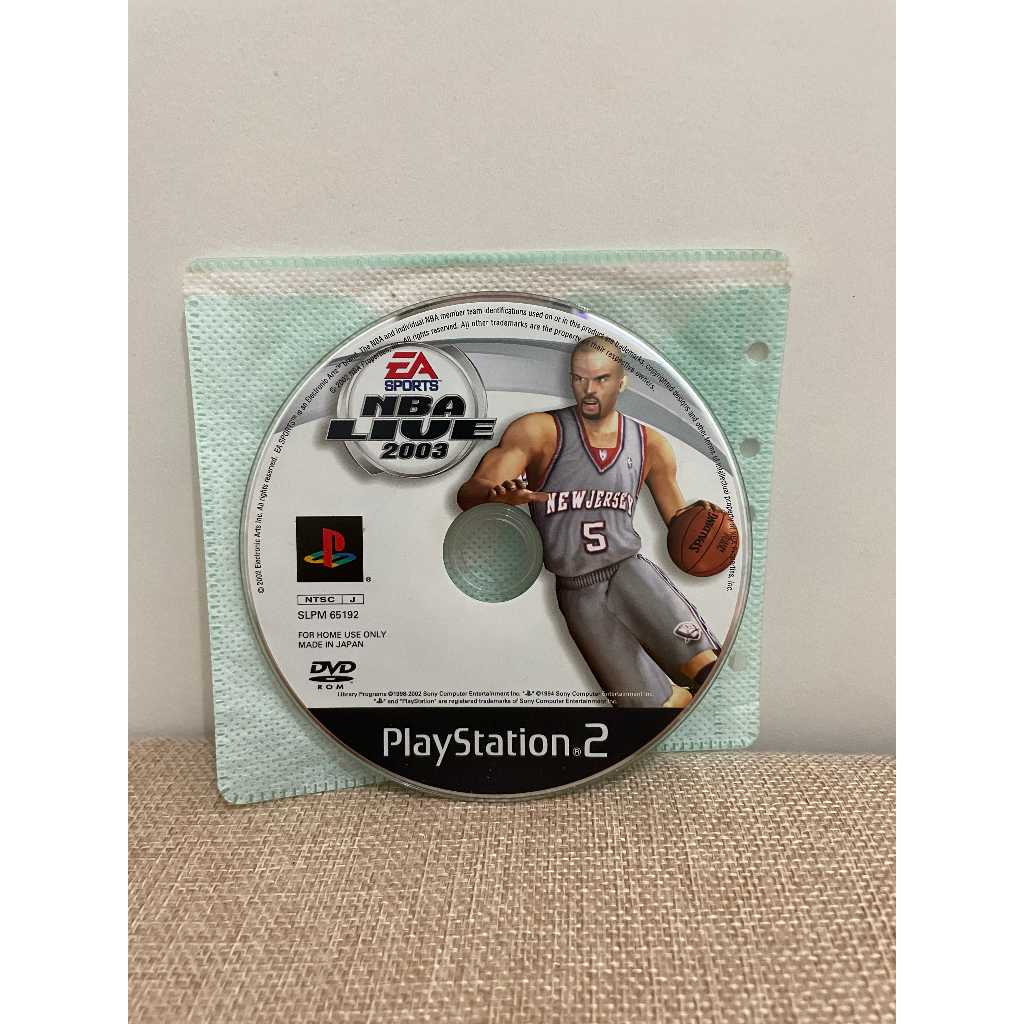 挖掘生活 Life｜NBA live 2003 PS2  playstation 2