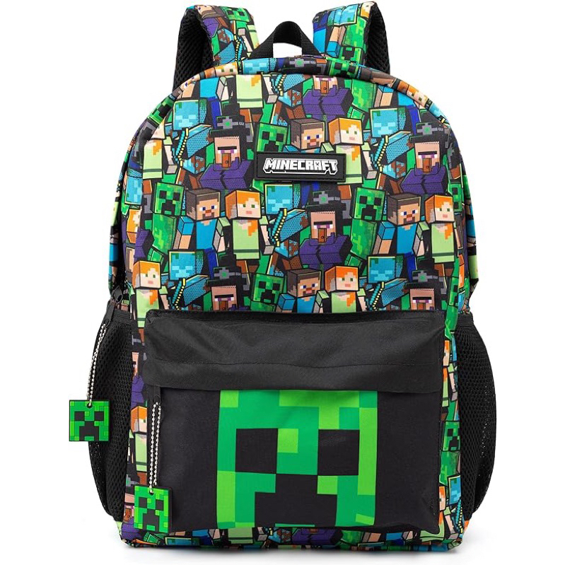 美國預購-官方授權Minecraft我的世界麥塊後背包