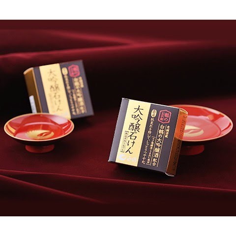 日本 白鶴玉手箱 藥用 純米大吟釀洗顏皂/酒粕洗顏皂