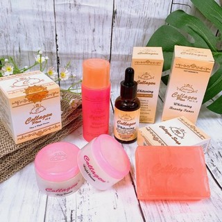 Paket Collagen cream,serum,toner,cream mata,sabun/soap ready