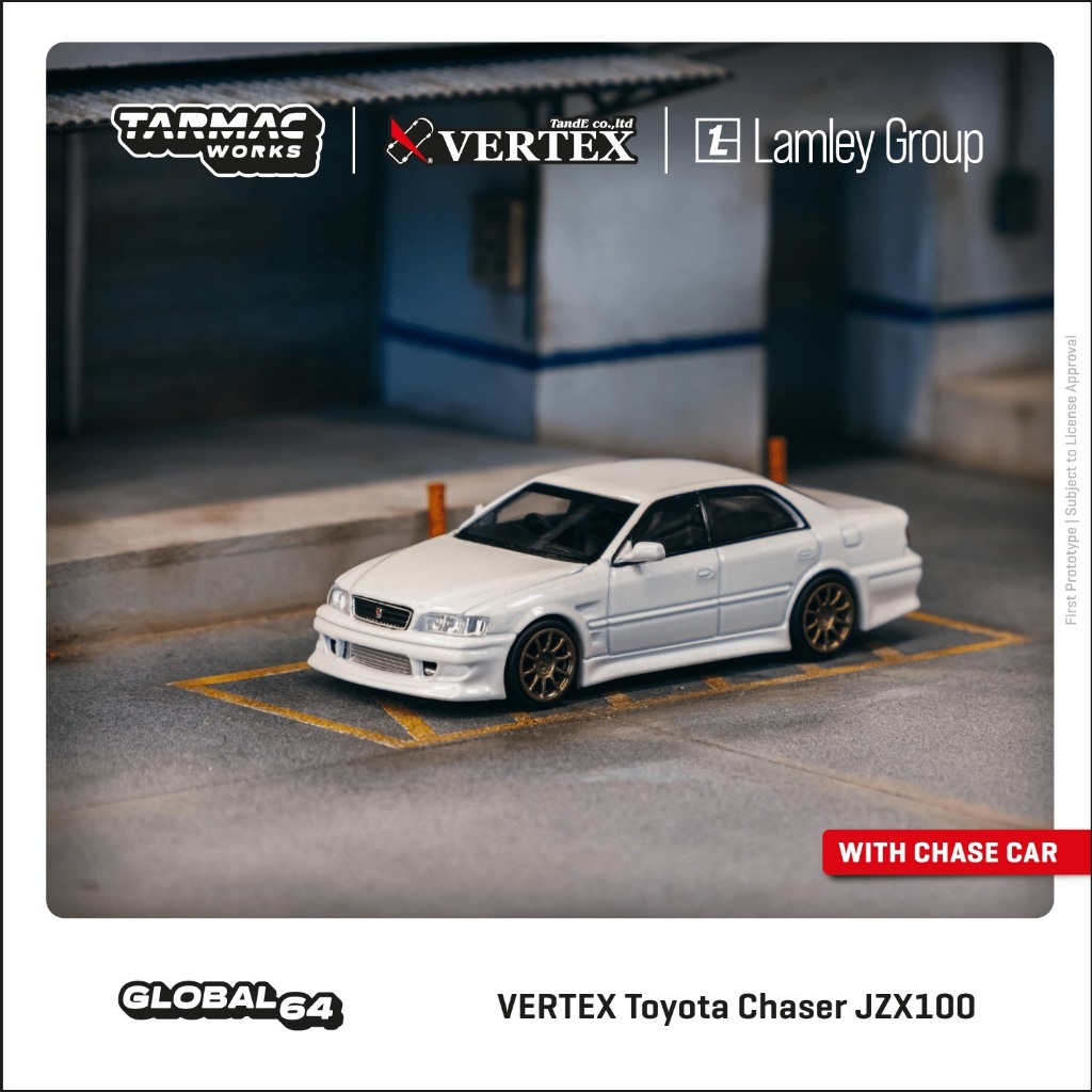 VERTEX Toyota Chaser JZX100 White Metallic （ T64G-007-WH ）