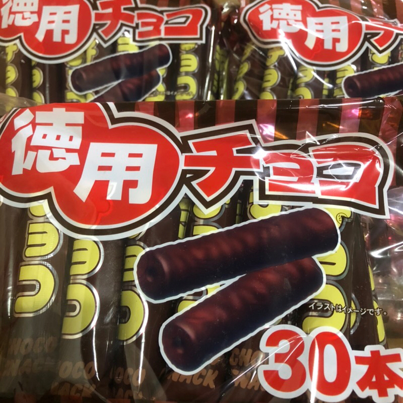 現貨🔥 日本🇯🇵力士卡 德用玉米巧克力棒30入 玉米棒 巧克力