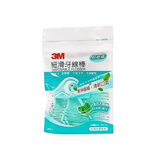 3M 細滑牙線棒 薄荷木糖醇 38支 【博士藥妝】