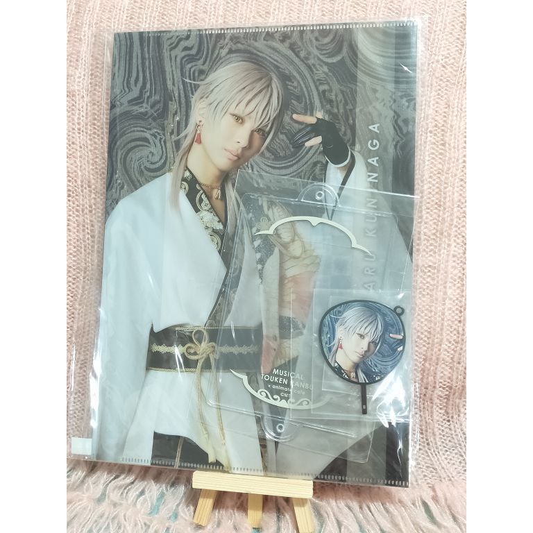(現貨) 音樂劇 刀劍亂舞  歌合 亂舞狂亂 2019×animatecafe 岡宮来夢(鶴丸国永) 迷你應援套組