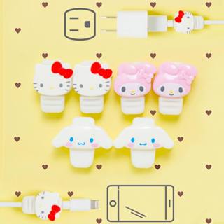 現貨🍯 日本正品 三麗鷗充電線防斷套 凱蒂貓 美樂蒂 大耳狗 集線器iphone專用 手機線【DJ-Y0097】