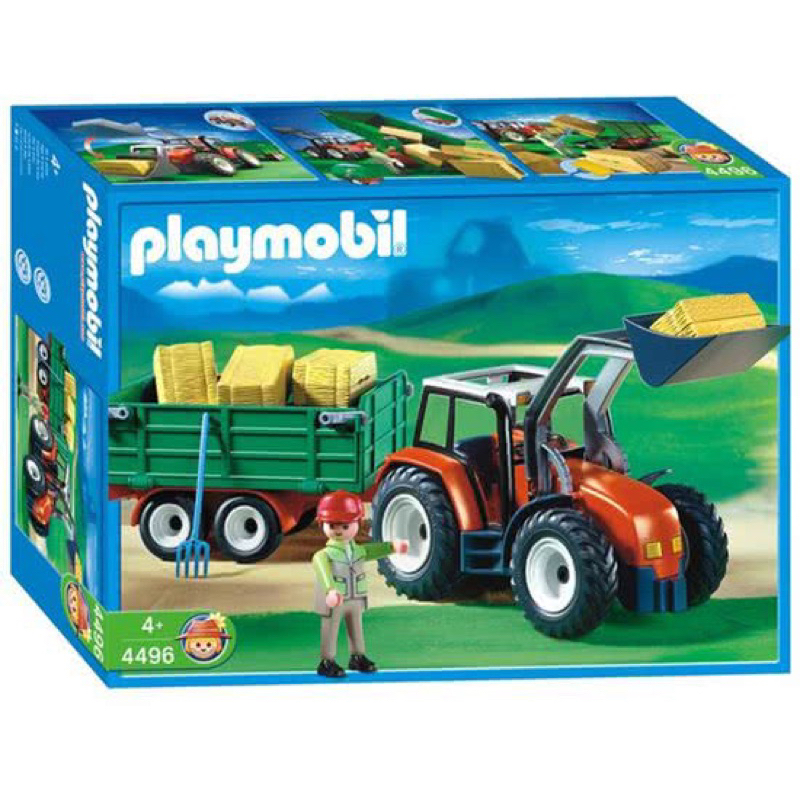 鍾愛一生 德國 Playmobil  摩比 4496 絕版大農車