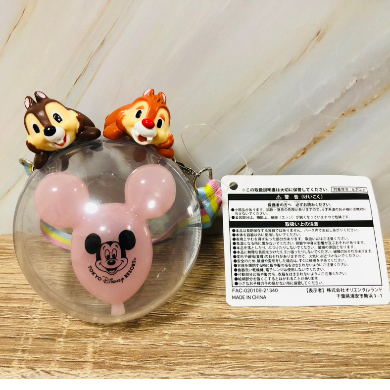 迪士尼 奇奇蒂蒂 糖果盒 糖果罐 吊飾 日本 樂園 奇蒂 粉色米奇氣球