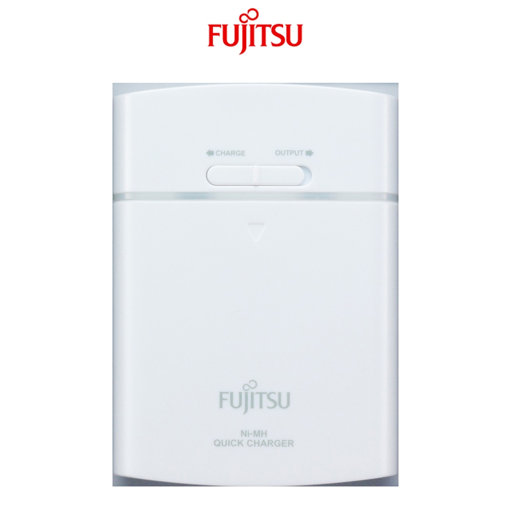 Fujitsu 富士通 高容量充電電池 FSC342FX-W 3號充電電池4入+充電器(白)