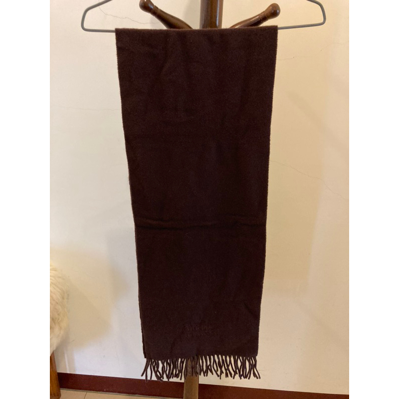 全新 Vivienne Westwood 棕色羊毛圍巾