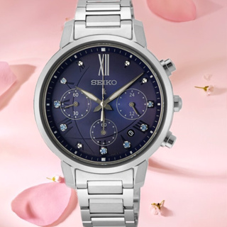 SEIKO 精工 LUKIA 王淨推薦款 太陽能計時腕錶 (V175-0FC0B/SSC921J1)-SK027