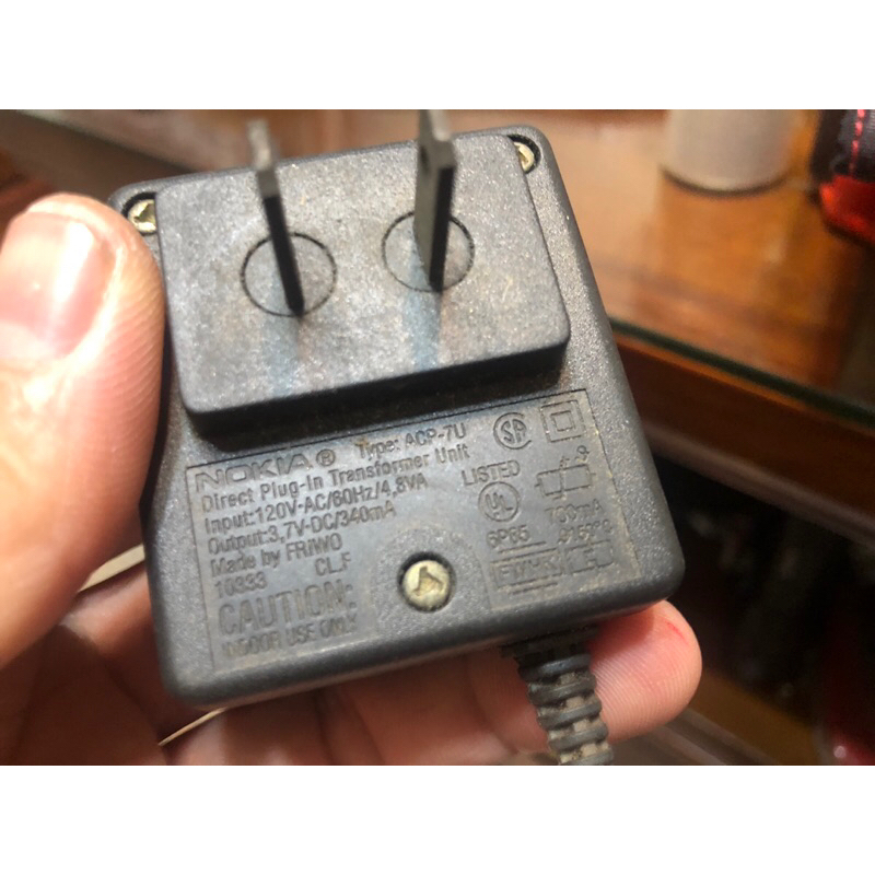 二手  電源適配器 3.7V/340mA  電源供應器 變壓器  交直流變壓器  3.7V變壓器 DIY用變壓器