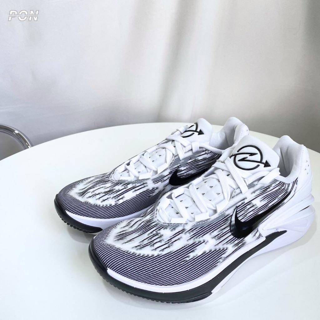 【PON】NIKE Air Zoom G.T. Cut 2  白黑 男鞋 緩震 氣墊 實戰籃球鞋 FJ8914-100