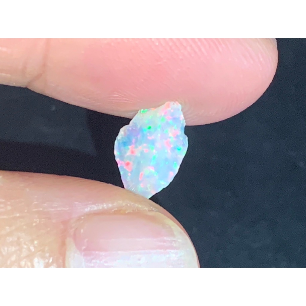 茱莉亞澳洲蛋白石 水晶蛋白石原礦原石 編號R159重1.16克拉 原石crystal opal 歐泊 澳寶 閃山雲 歐珀