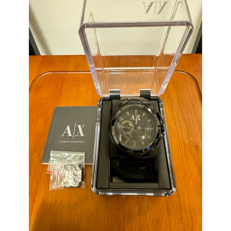 Armani Exchange AX 阿曼尼 手錶  三眼 鋼錶帶