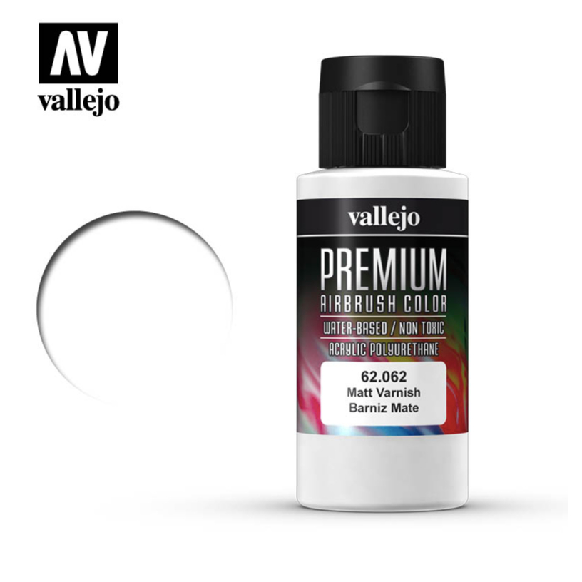 Acrylicos Vallejo 62062 高階色彩 Premium Color 消光保護漆 Matt 東海模型
