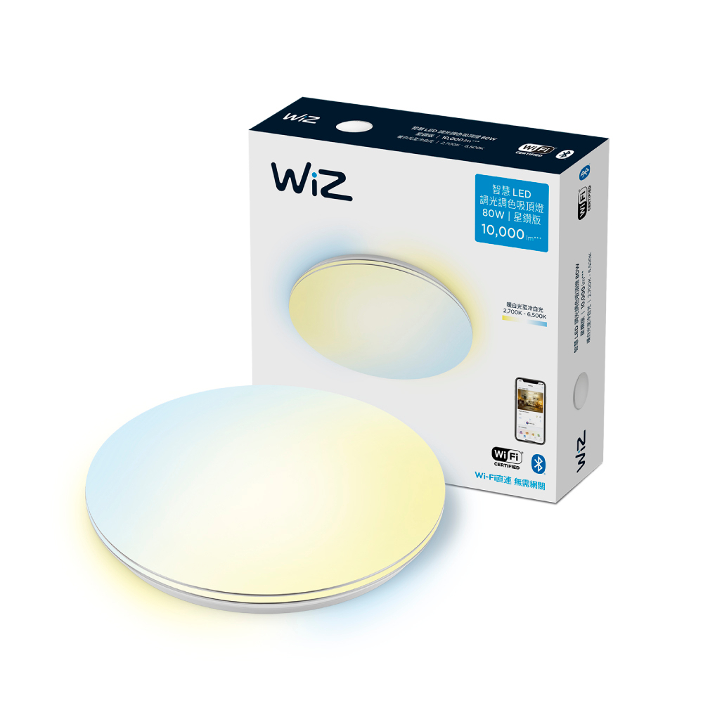 『光職人』PHILIPS 飛利浦 WiZ WI-FI 智慧照明 PW012 智慧LED 吸頂燈 星鑽版