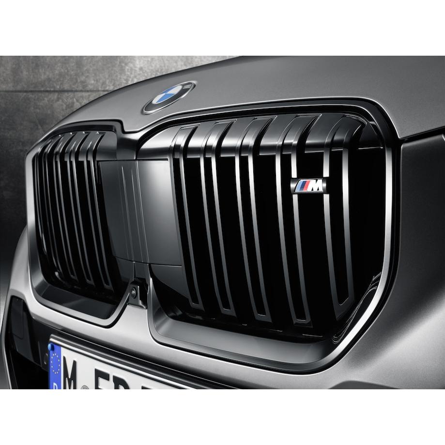 德國原廠BMW U11 X1 M35i版本 雙槓 雙肋 高光黑水箱護罩 高光澤黑 黑鼻頭 X1黑鼻頭 X1水箱罩