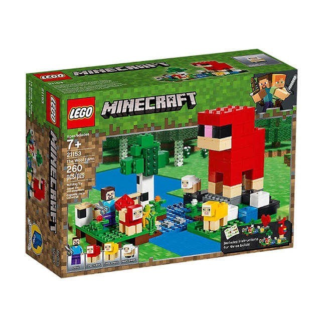 【樂狗】LEGO 21153 Minecraft羊毛農場 當個創世神系列 (全新)
