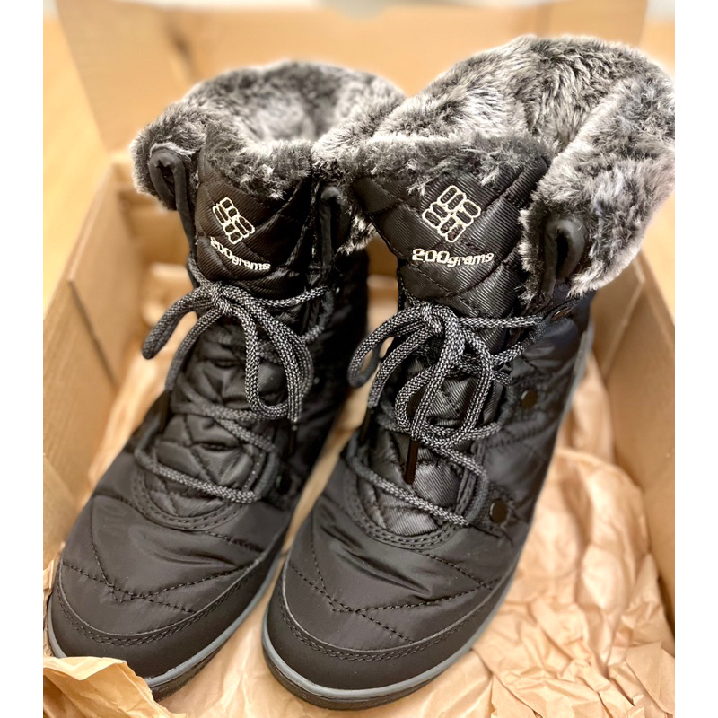 斷捨離！全新🇺🇸【Columbia】女用防水保暖雪鞋，23.5, northface北臉