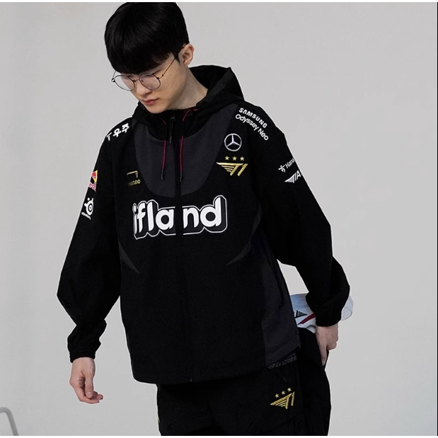 t1戰隊FAKER同款隊服S13世界賽2023出征服skt周邊春秋季外套夾克