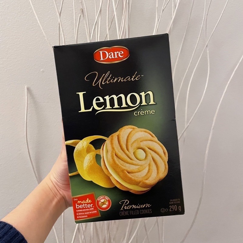 🇨🇦 Dare 檸檬夾心餅乾🍋 290克❗️脆皮檸檬餅乾😋