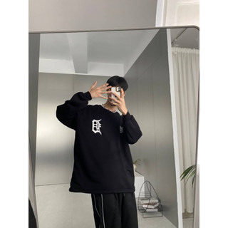 【NEEDU STORE】 歌德字型壓條大學Tee 大學踢 oversize 寬鬆上衣 寬鬆長袖 休閒