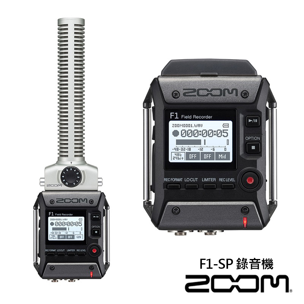 Zoom F1-SP 指向性麥克風 錄音機 全新公司貨