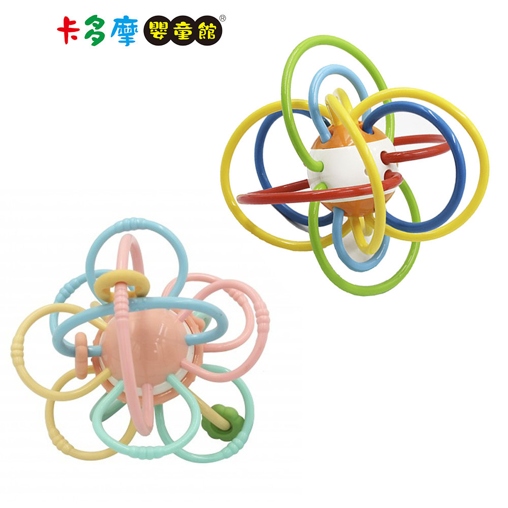【Smart Angel】西松屋 搖鈴蜘蛛彈性球 兩色 安撫玩具 親子互動 安全玩具 寶寶玩具｜卡多摩