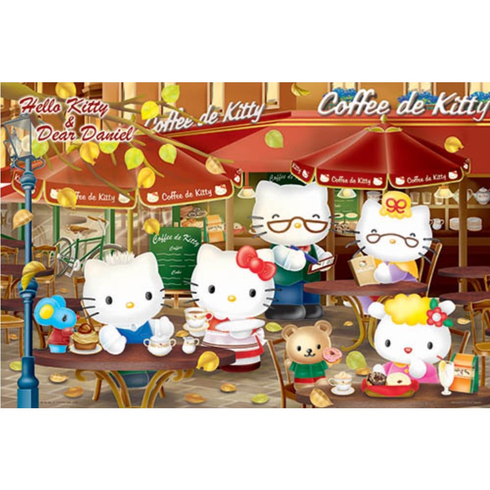 P2拼圖 三麗鷗 Hello Kitty&amp;Dear Daniel 午後咖啡時光 (1000pcs) HP01000-14
