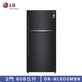 LG 樂金 GR-HL600MBN 冰箱 608L 2門 上下門 四方吹冷流 變頻