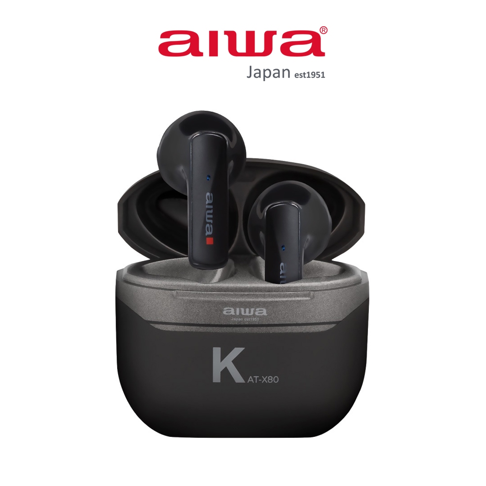 AIWA 愛華 真無線 ENC 降噪藍牙耳機 AT-X80K