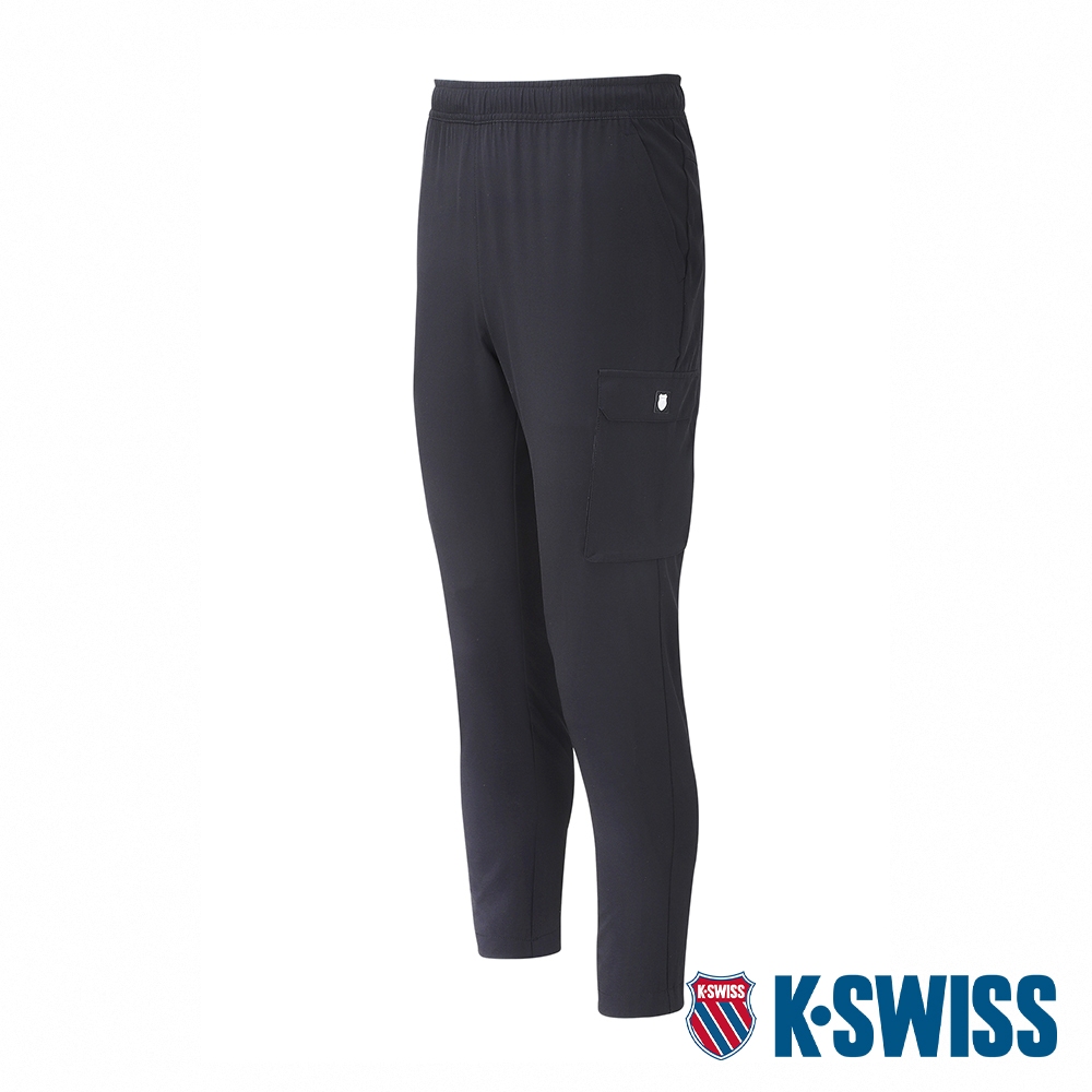 K-SWISS  PF Pants吸排運動長褲-男-黑