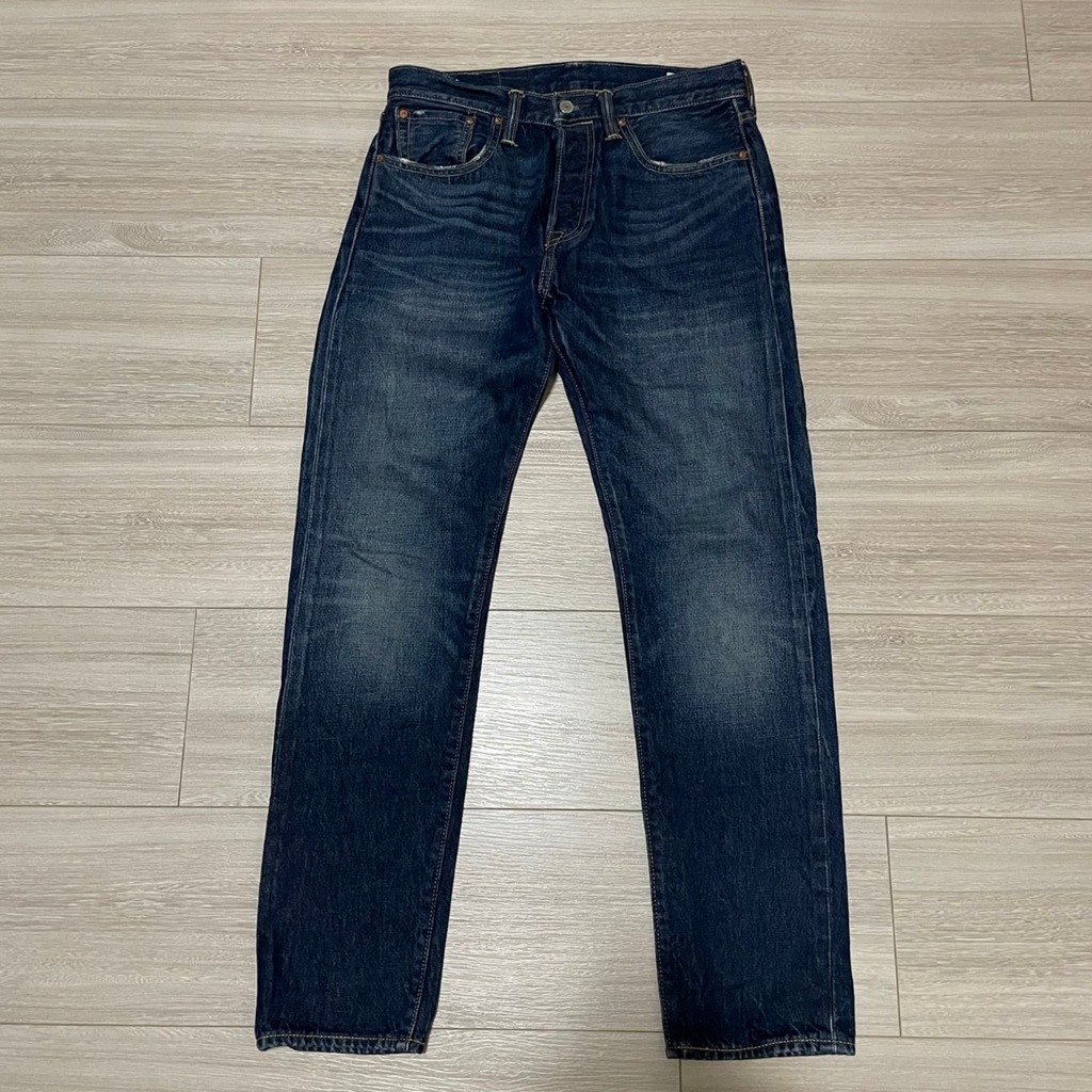 Levi's levis 501CT 28894-0042 W31 L32 深藍刷色赤耳上寬下窄牛仔褲 512 502