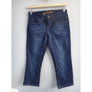正品 Giordano 低腰 彈性 八分牛仔褲 size: 24