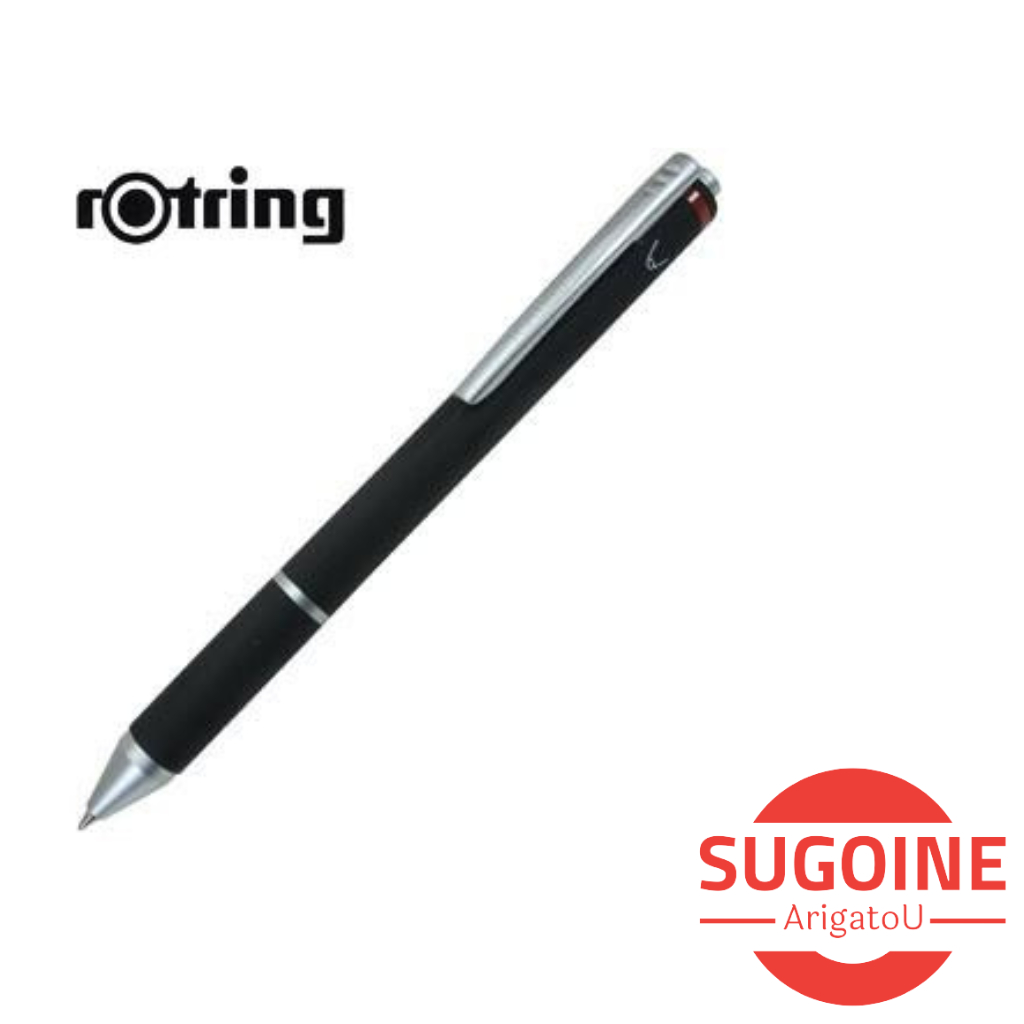 rOtring 4 in 1 Quattro Pen 四合一 多功能筆 黑/紅/藍原子筆+鉛筆 502-700F