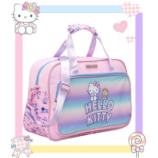 泰國三麗鷗代購- 斷貨款 專櫃限定 Hello Kitty 凱蒂貓 行李袋 肩背袋 學生書包 （現貨）