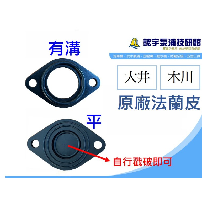 超商免運【鋐宇泵浦】大井 木川 原廠 加壓機用 法蘭皮 法蘭墊片 TQ200B KQ200N