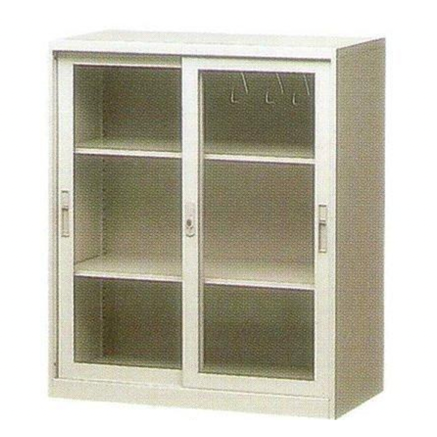 【大富精緻家具】CG-3R玻璃開框三層式公文櫃 衣櫃-鐵櫃-OA辦公桌-OA屏風