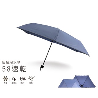【雨傘王中山】《超潑水速乾》23吋手開折傘#輕量傘#手開傘#晴雨兩用