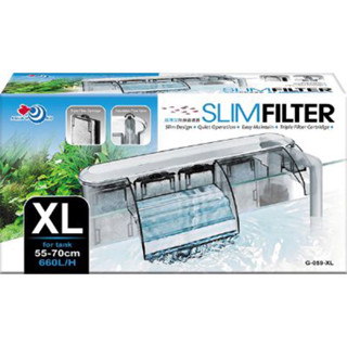 {泳耀水族1店} Aquaworld水世界超薄 型掛過 濾器XL